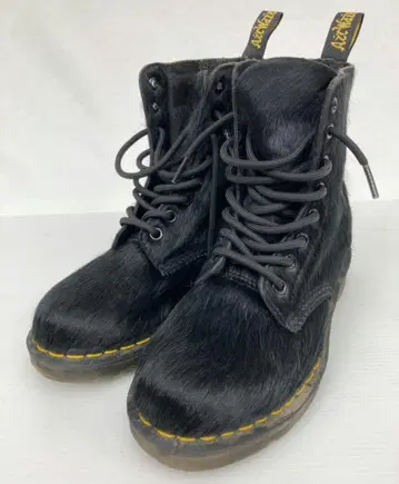 닥터 마틴 블랙 퍼 부츠 UK 5