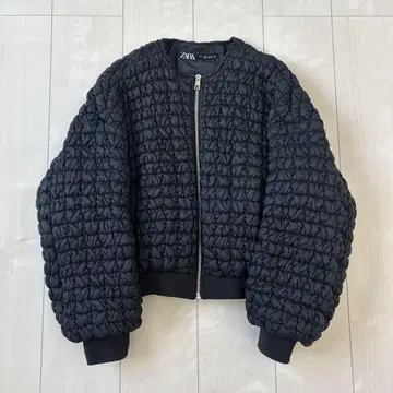 ZARA 블랙 봄버 자켓 S