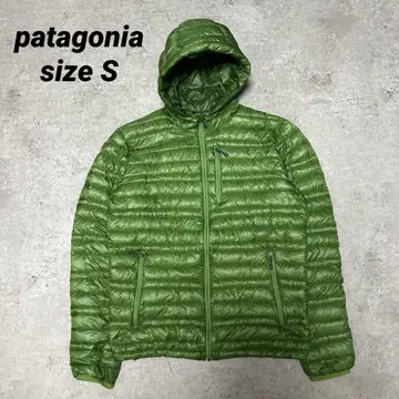 patagonia 울트라 라이트 다운 후디 라임 그린