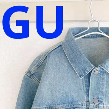 GU 지유 데님 자켓 G 블루 L 사이즈 겉옷 아우터