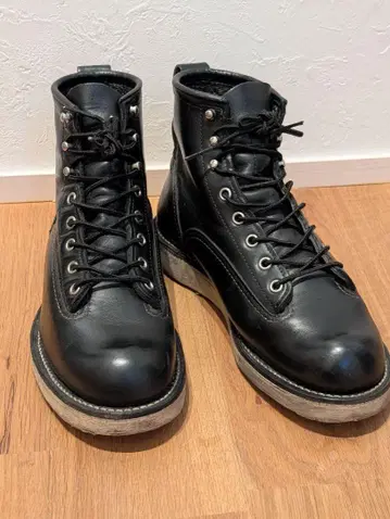 RED WING SHOES 워크 부츠 7.5 USA 블랙