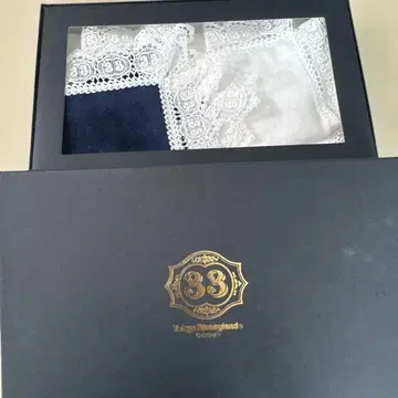 도쿄 디즈니랜드 클럽33 긴자와 레이스 손수건 2개 세트