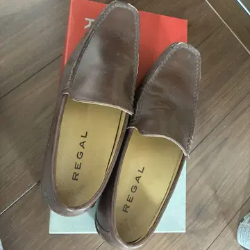 REGAL 드라이빙 슈즈 브라운 슬립온