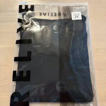 릴라이브 셔츠 이너 R 2부 소매 블랙 M