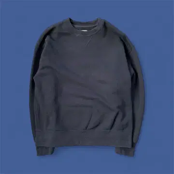 새상품급 00s GAP 블랭크 맨투맨 전V 가제트 무지 네이비 M