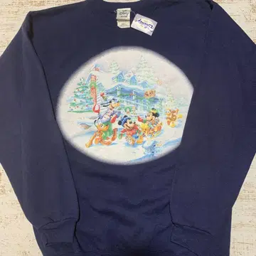 디즈니 맨투맨 미사용 택 포함 USA 제조