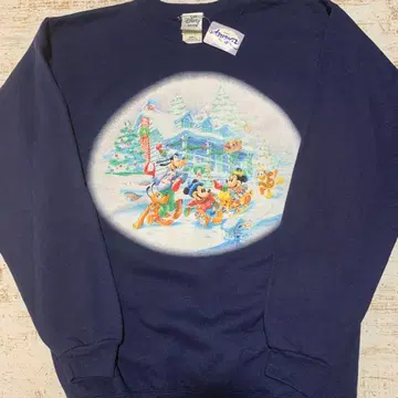 디즈니 맨투맨 미사용 택 포함 USA 제조