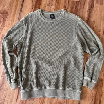 ZARA 릴랙스핏 트레이닝복 M 올리브 그린