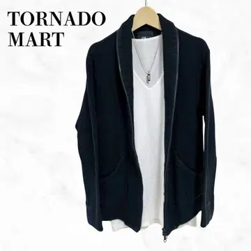 TORNADO MART ZERO 지퍼 가디건 지퍼 자켓 상의