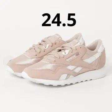 리복 클래식 스니커즈 베이지 핑크 24.5