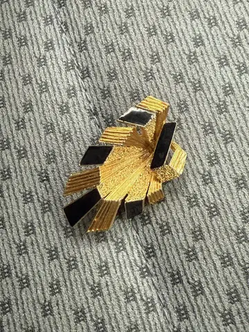 오레나 파리 추상적인 백조 브로치 빈티지 쇼와 레트로