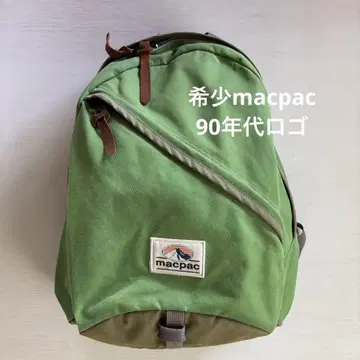 레어 macpac 맥팩 구형 택 90년대 백팩 그린