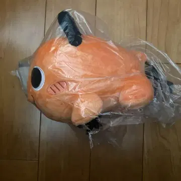 체인소 맨 등에 올라타는 포치타 봉제 인형 혀 내민 택 포함