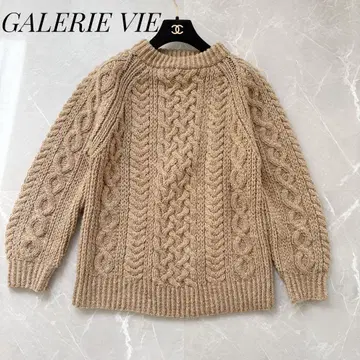 GALERIE VIE 프렌치 울 피셔맨 핸드 니트