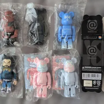 10/10까지 [미개봉 새상품] BE@RBRICK 베어브릭 6체 세트