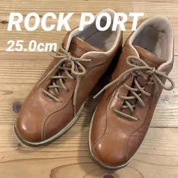 ROCK PORT 가죽 신발 브라운