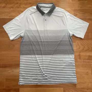 UNDER ARMOUR 보더 반팔 피케 셔츠 M 남성용 골프웨어