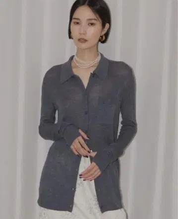 [ 미사용 새상품 ] yae / Polo cardigan / 폴로 가디건