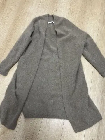 Jena 카키 베이지 롱 가디건