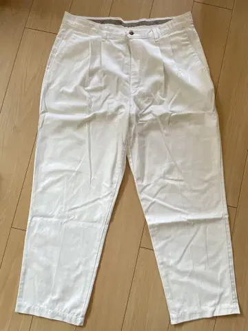 DOCKERS USA제 2턱 와이드 치노 팬츠 구제 의류 화이트 36