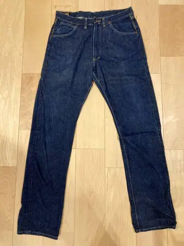 50s 빈티지 Lee 101Z 사이드 블랙택 편측 진한 네이비 빈티지