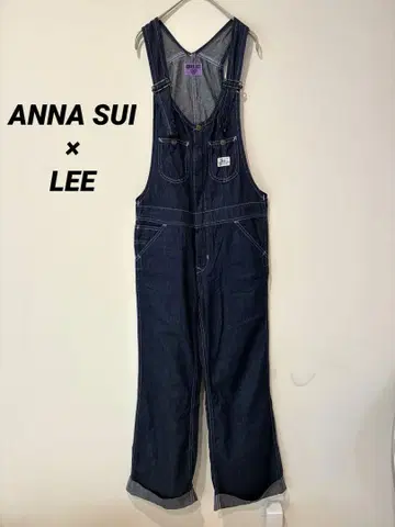 ANNA SUI Lee 콜라보 오버롤 살로펫 데님 S 일본제