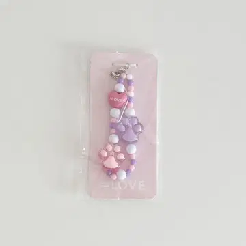 이코럽 비즈 스트랩 고양이 의상