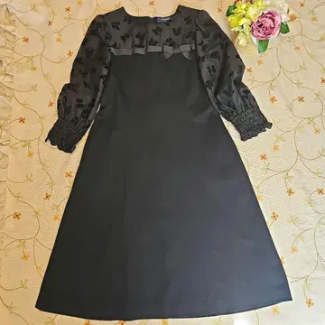 엠즈 그레이시 원피스 38 리본 까멜리아