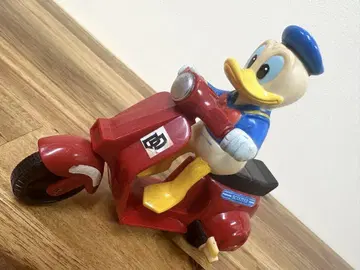 도널드 덕 디즈니 스쿠터 빨간색 마스다야제 태엽 1980년대