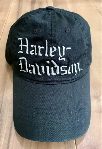 Harley Davidson 할리데이비슨 실버 자수 로고 캡