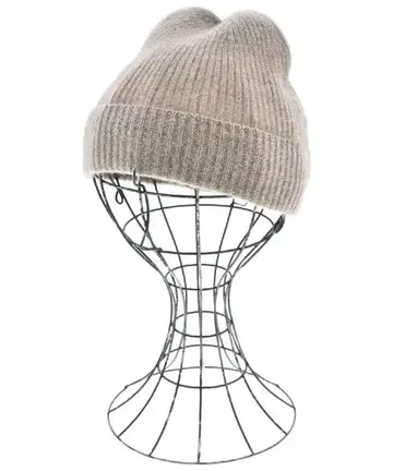 AURALEE 니트 캡 비니 남성용