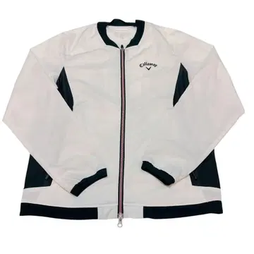 Callaway 캘러웨이 골프웨어 아우터 블루종 흰색 화이트