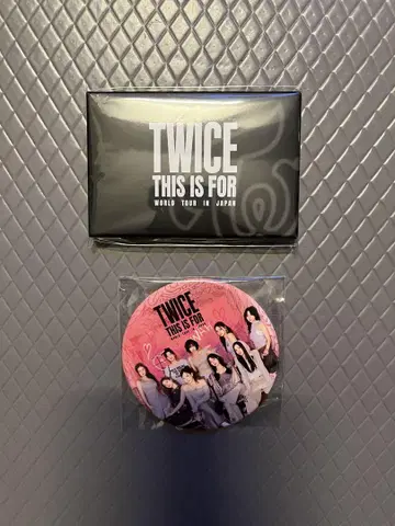 TWICE 업그레이드 특전 트레카세트 & 캔뱃지