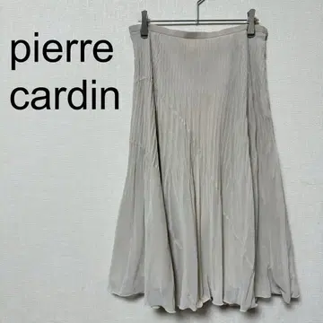 피에르 가르뎅 pierre cardin 플리츠 플레어 스커트 일본제