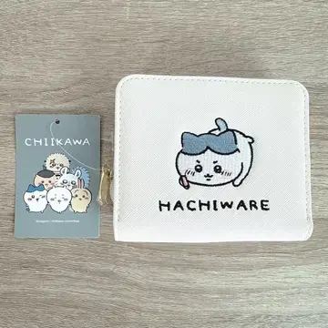 [ 하자 있음 ] 하치와레 접이식 지갑 화이트