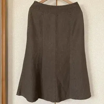 LAURA ASHLEY 로라 애슐리 린넨 롱 스커트