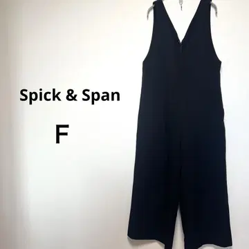 스픽 앤 스팬 올인원 슬리브리스 블랙 심플