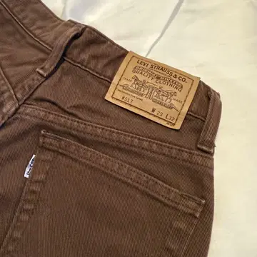LEVI'S 브라운 스트레이트 데님 W29 L32