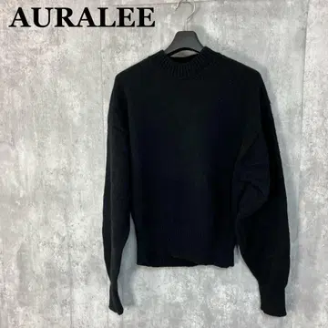 AURALEE 캐시미어 니트 빅 풀오버 0