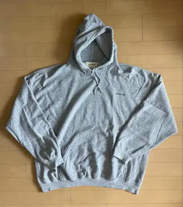 ANACHRONORM 아나크로노옴 그레이 후드티 구제 가공 2XL