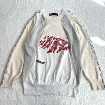 메르시보쿠 태국 제작 니트 스웨터 archive 빅 루즈핏