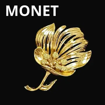 MONET 모네 브로치 빈티지 vintage 빅 사이즈 골드 레어