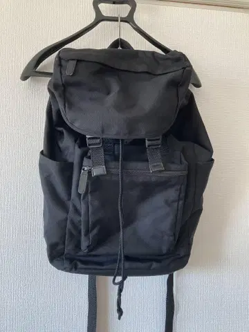 MUJI 플랩 백팩 블랙