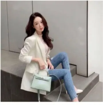 qung 벨트 포함 자켓