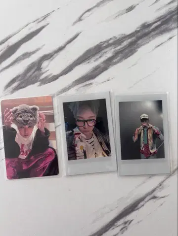 G-DRAGON 트레이딩 카드 폴라로이드 3장 세트