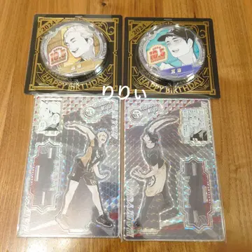 하이큐!! 미야 아츠무 미야 오사무 생일 캔뱃지 명장면 디오라마 피규어