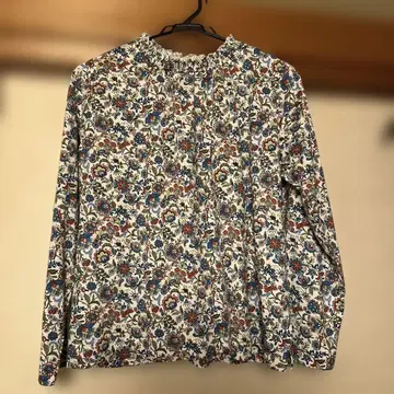 시마다 준코 꽃무늬 셔츠 블라우스