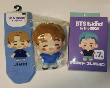 BTS 인더섬 시마무라 지민 마스코트 양말 삭스
