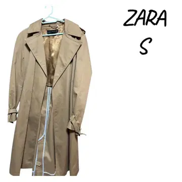 [ 새상품급 ] ZARA 스테디셀러 베이지 트렌치코트 S