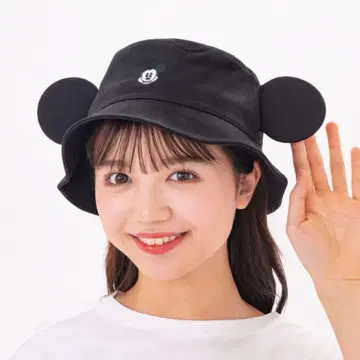 [디즈니/Disney] 새상품급 미키마우스 버킷햇 팬캡 블랙